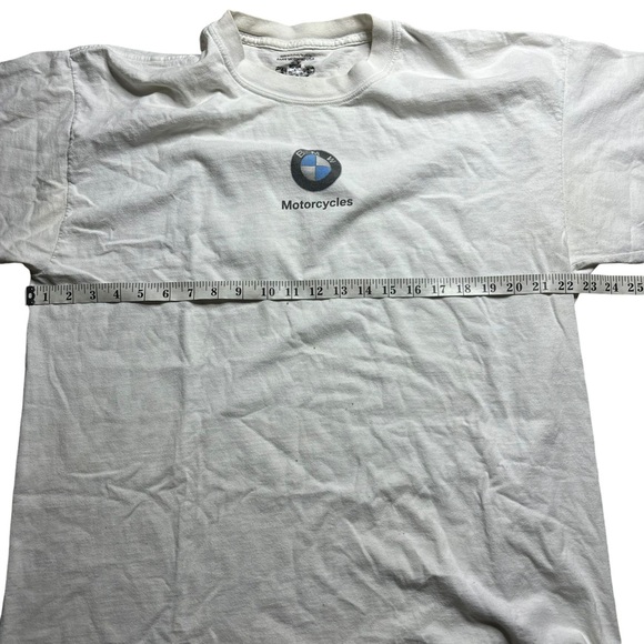 BMW Motorcycle I Never Knew BMW Made Cars Faded Distress Shirt XL Biker Funny 05 - Picture 4 of 10